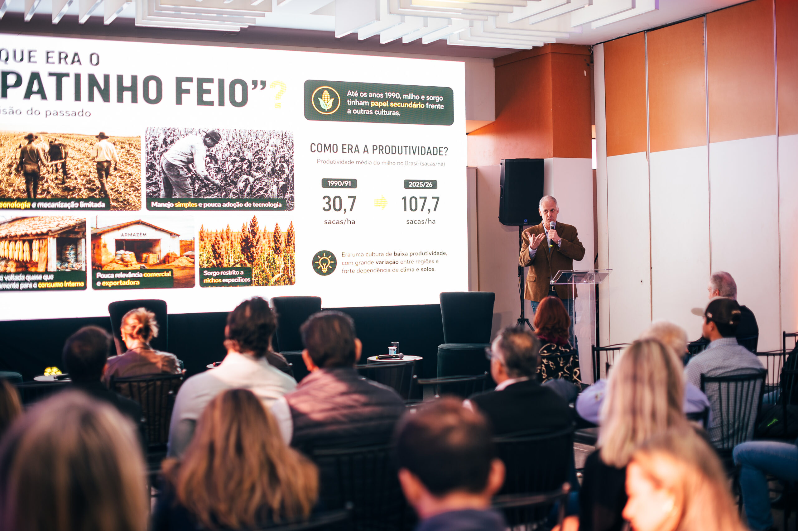Presidente da Abramilho, Paulo Bertolini, destacou o crescimento da produção de milho e sorgo e as oportunidades para ampliar a competitividade do agronegócio brasileiro